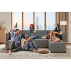 Loveseat Sofa with Storage Seat