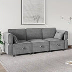 Loveseat Sofa with Storage Seat