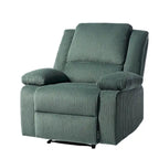 2Set Modern Lounger Upholstered Push Back Manual Recliner Chair
