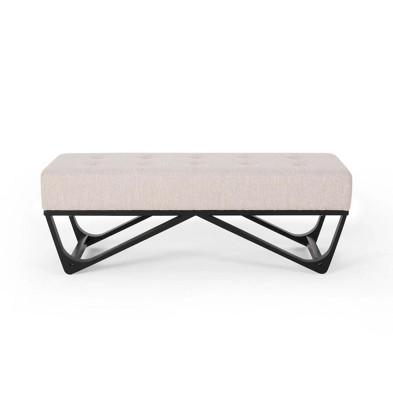 Modern Upholstered Bench for Bedside Living Room and Entryway