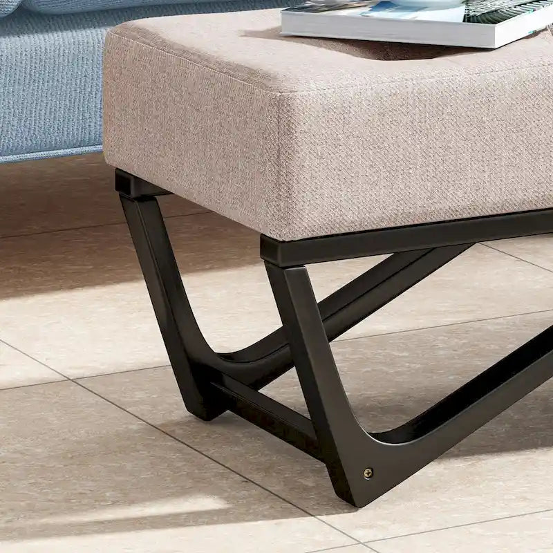 Modern Upholstered Bench for Bedside Living Room and Entryway