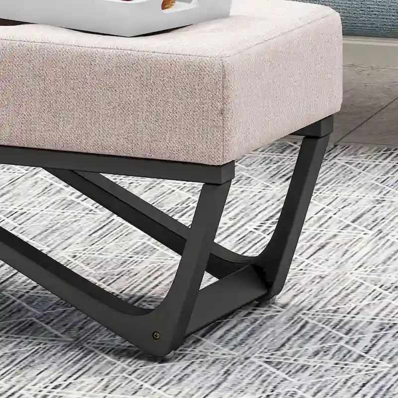 Modern Upholstered Bench for Bedside Living Room and Entryway