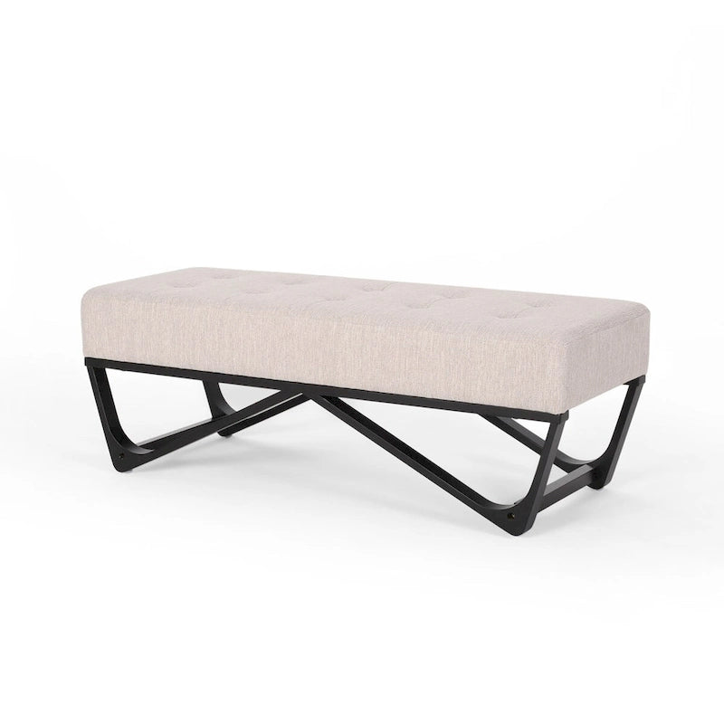 Modern Upholstered Bench for Bedside Living Room and Entryway