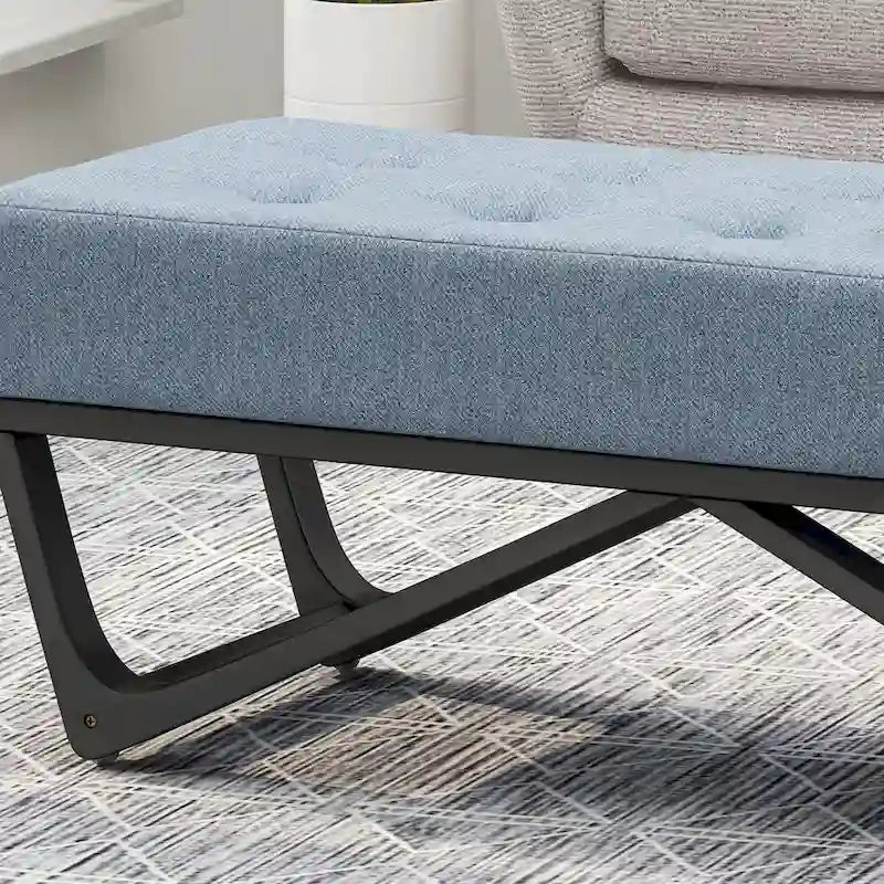Modern Upholstered Bench for Bedside Living Room and Entryway