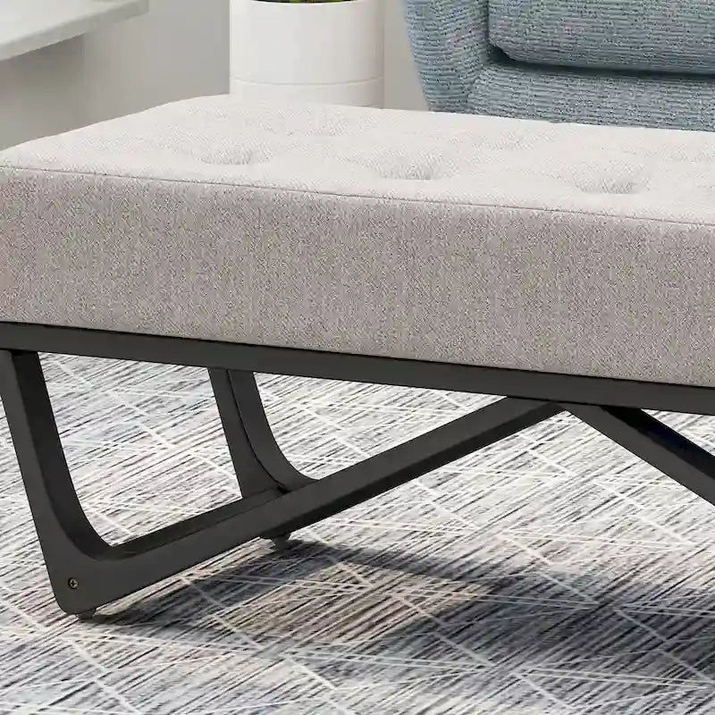 Modern Upholstered Bench for Bedside Living Room and Entryway