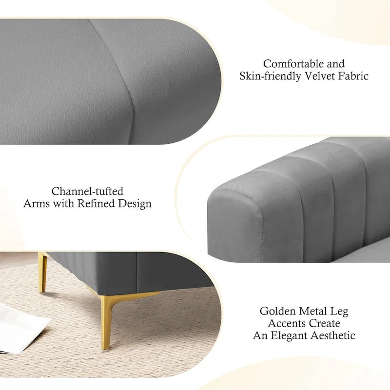 Upholstered Club Chair Accent Chair Velvet Arm Chair Comfortable Sofa Chair - See picture