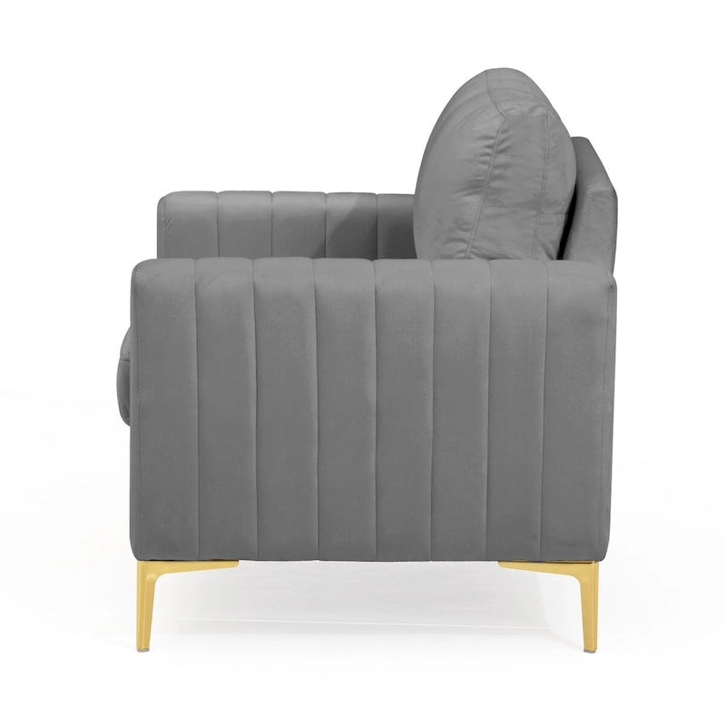 Upholstered Club Chair Accent Chair Velvet Arm Chair Comfortable Sofa Chair - See picture