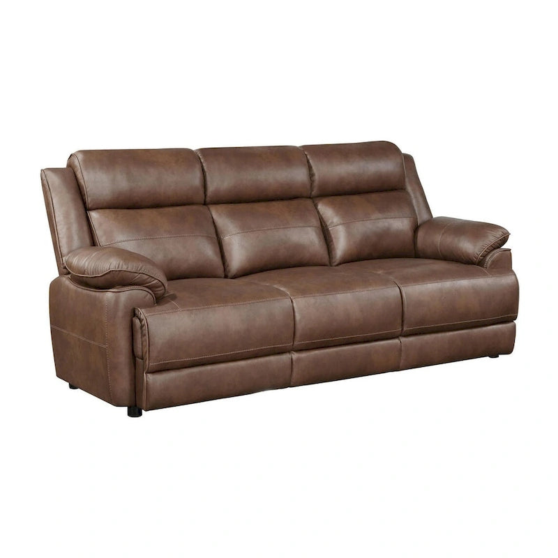 Worthington Dark Brown Upholstered 2-Piece Sofa Set