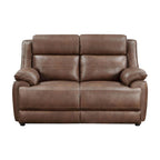 Worthington Dark Brown Upholstered 2-Piece Sofa Set