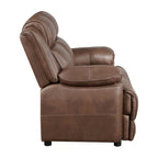 Worthington Dark Brown Upholstered 2-Piece Sofa Set