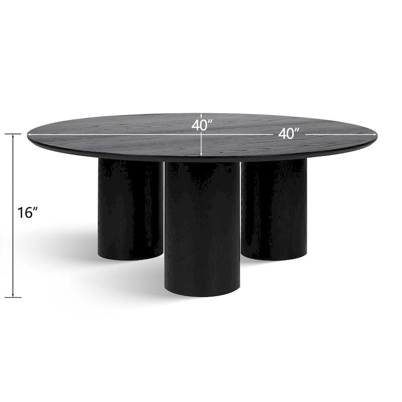 Pedestal 40 Round Coffee Table