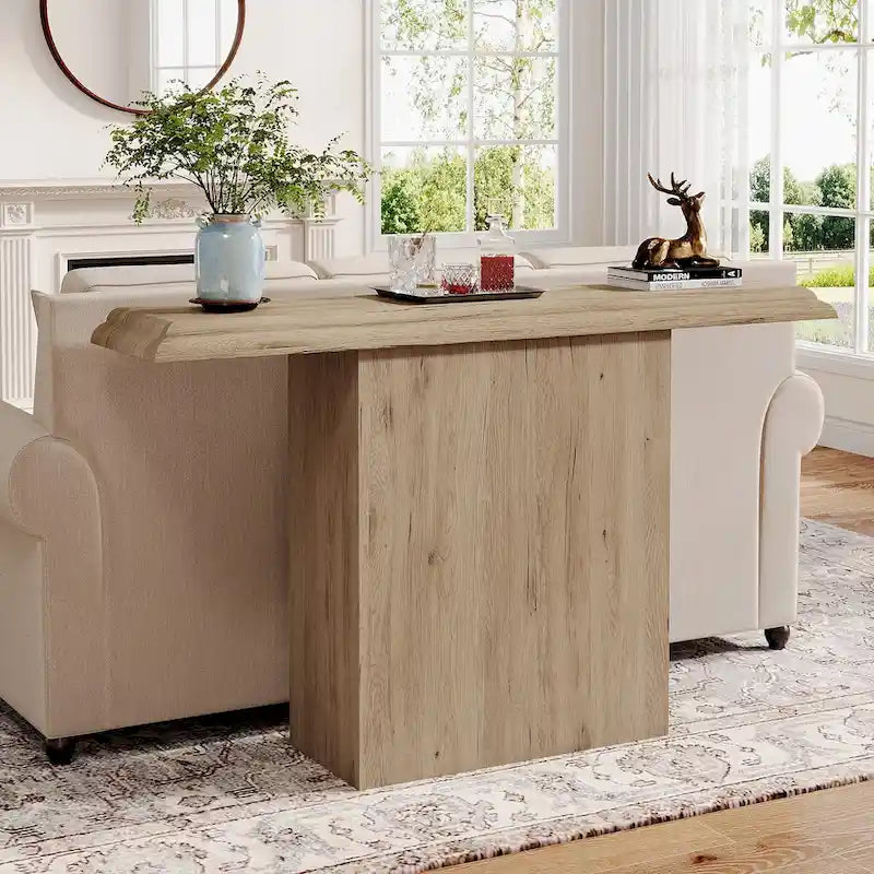 41.33-inch Wood Console Sofa Hallway Accent Table for Entryway
