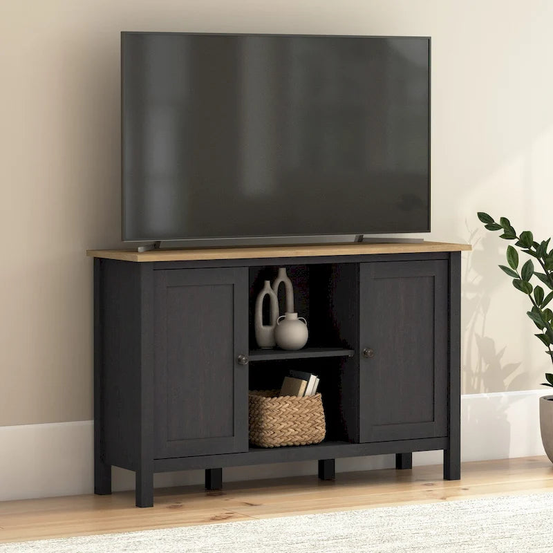 Bush Furniture Mayfield 48W Tall TV Stand Media Console.
