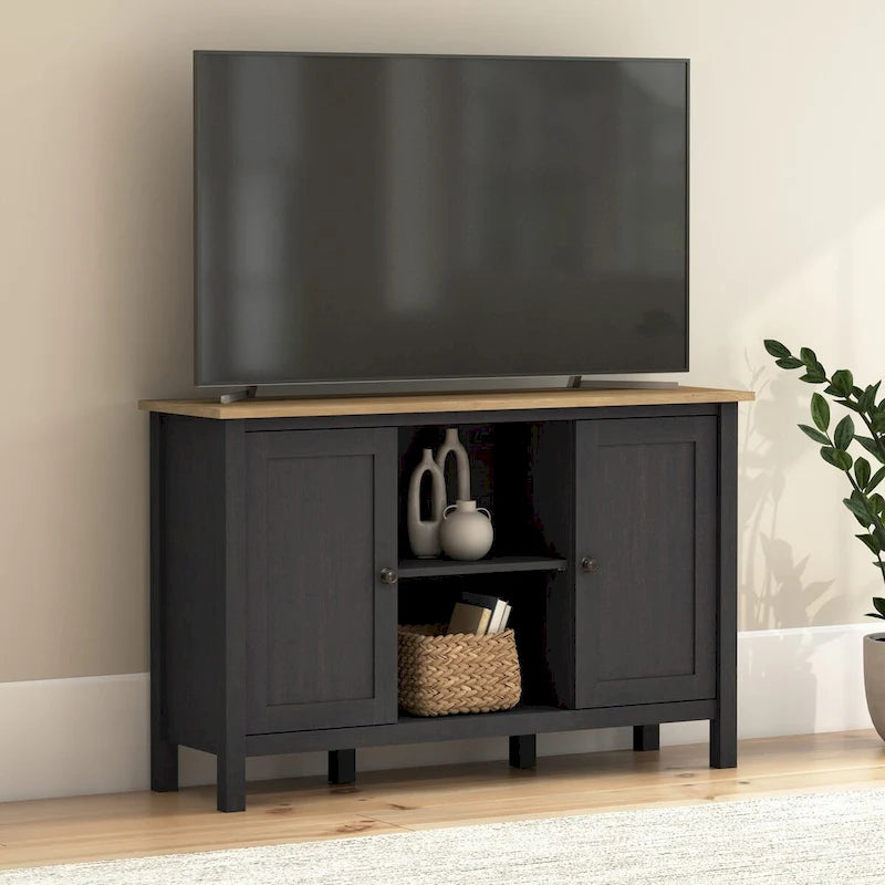 Bush Furniture Mayfield 48W Tall TV Stand Media Console.
