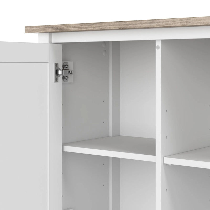 Bush Furniture Mayfield 48W Tall TV Stand Media Console.