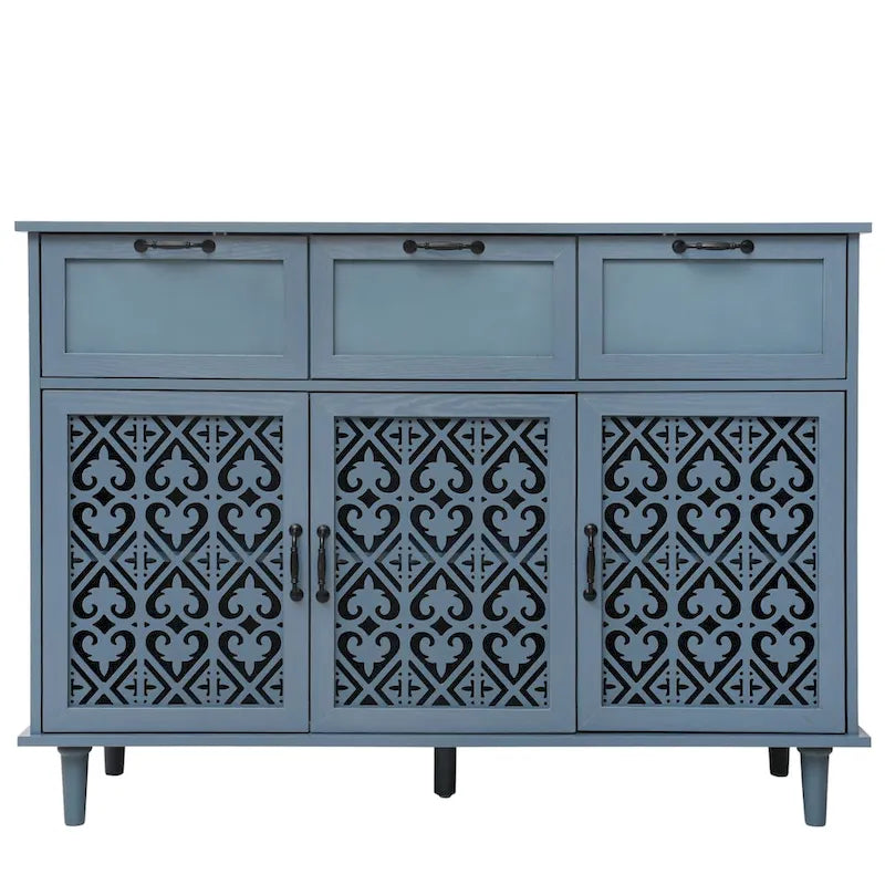 3 Door 3 Drawer Cabinet, American Furniture, Suitable for Bedroom, Living Room, Study