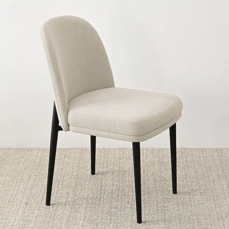 Linen Upholstered Dining Chair(Set of 2)