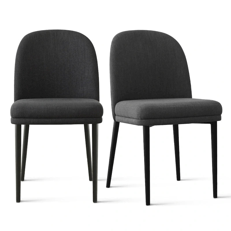 Linen Upholstered Dining Chair(Set of 2)