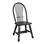 Treasures Rustic Oak Black Sheaf Back Dinette Set (5 Pieces)