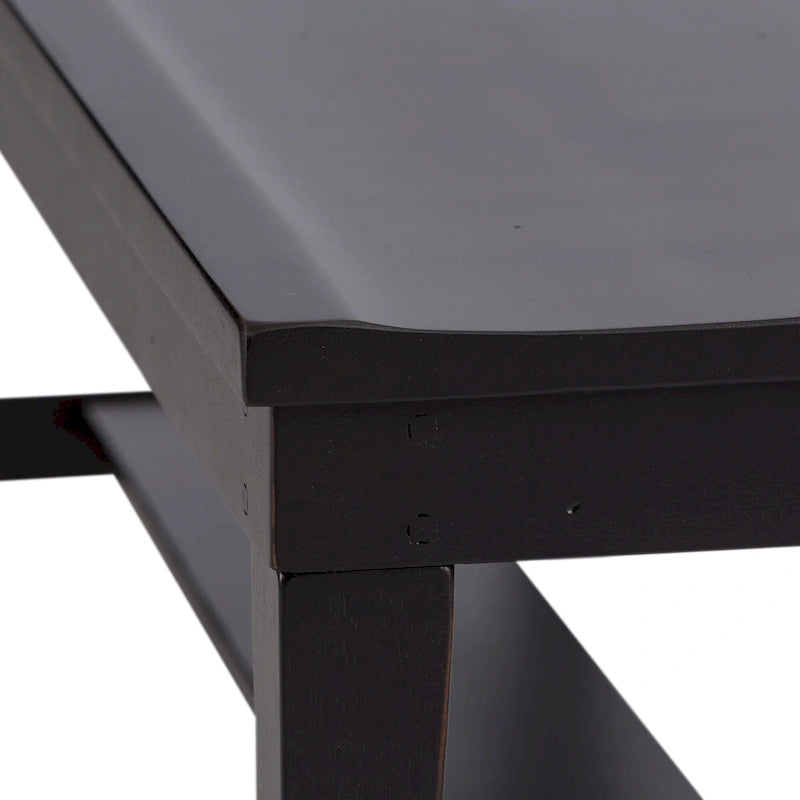 The Gray Barn Hearthstone Ridge Tobacco & Black 6 Piece Rectangular Table Set