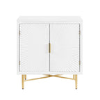 Art Leon Textured Wood Sideboard Accent Cabinet