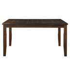 Square Dining Table with Butterfly Leaf in Espresso