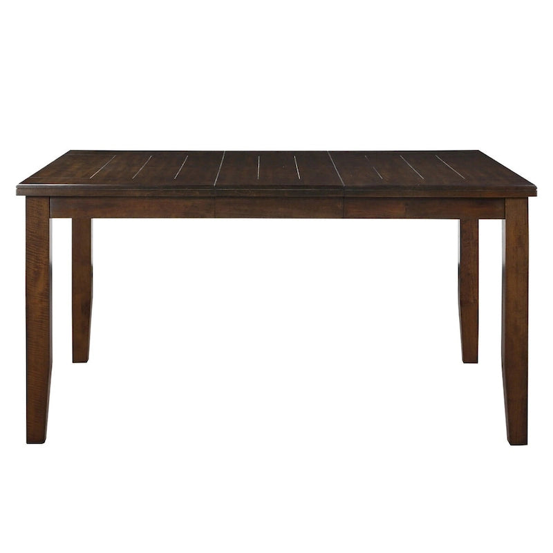 Square Dining Table with Butterfly Leaf in Espresso