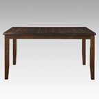 Square Dining Table with Butterfly Leaf in Espresso