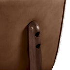 Furniture of America Beau II Mid-century 2-Pack Walnut Dining Chair Set with Boucle Upholstery