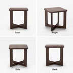 Rectangle Solid Wood Oak Coffee Table End Table