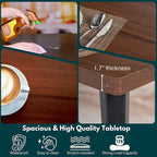 HomyLin Dining Set for 4 with Upholster Chairs, Kitchen Table with 4 Chairs