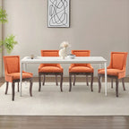 Traditional Tufted Ultra Upholstered Wingback Dining Chair Set of 2