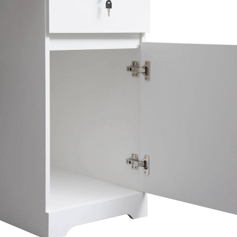 Buffet Cabinet with Storage, Fluted Sideboard Large Buffet with Adjustable Shelves, Credenza, Accent Cabinet Console Table