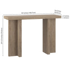 Dimitra 42 Wide Rectangular Console Table - 42 Wide