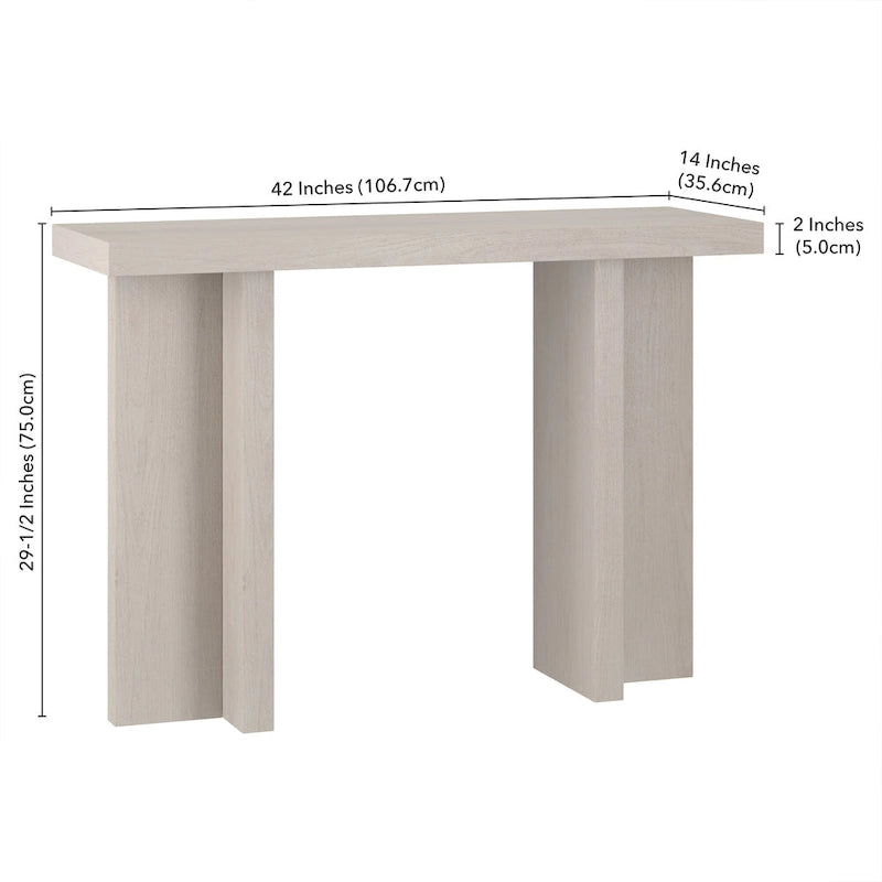 Dimitra 42 Wide Rectangular Console Table - 42 Wide