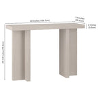 Dimitra 42 Wide Rectangular Console Table - 42 Wide