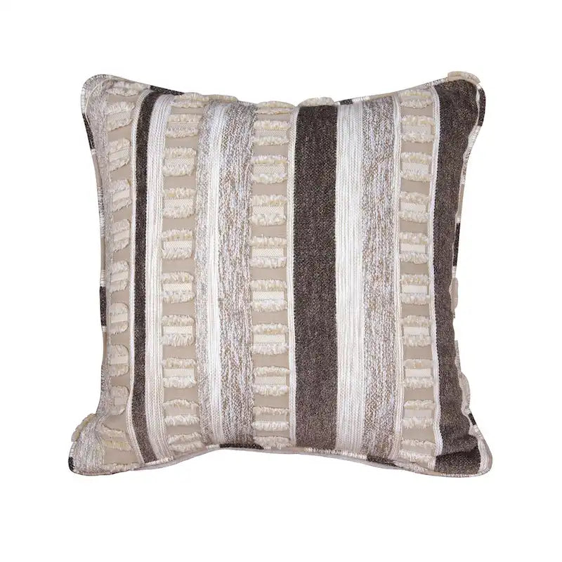 Furniture of America Aiden Contemporary Track Arms Sofa with Loose Back Pillows and Wooden Legs