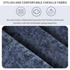 Soft Upholstered Sectional Sofa Bed with Storage Space, Suitable for Living Rooms and Apartments