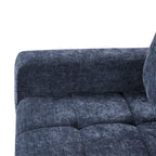 Soft Upholstered Sectional Sofa Bed with Storage Space, Suitable for Living Rooms and Apartments