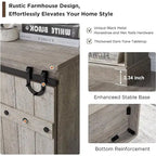 75 Farmhouse TV Stand, Media Console Table, Entertainment Center