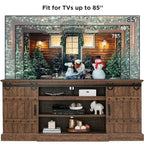 75 Farmhouse TV Stand, Media Console Table, Entertainment Center