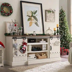 75 Farmhouse TV Stand, Media Console Table, Entertainment Center