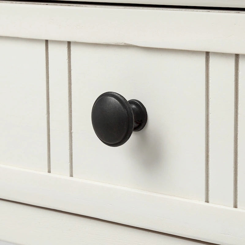 Daisy Series Console Table Traditional Design with Two Drawers and Bottom Shelf Acacia Mangium