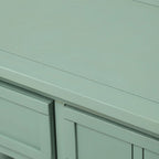 Daisy Series Console Table Traditional Design with Two Drawers and Bottom Shelf Acacia Mangium