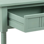 Daisy Series Console Table Traditional Design with Two Drawers and Bottom Shelf Acacia Mangium