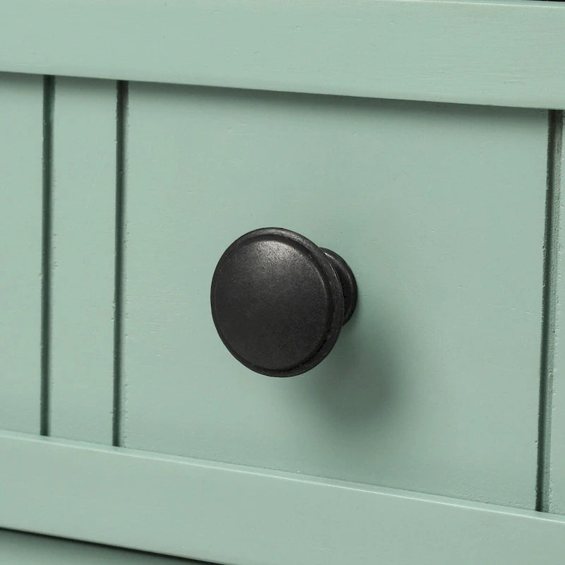 Daisy Series Console Table Traditional Design with Two Drawers and Bottom Shelf Acacia Mangium