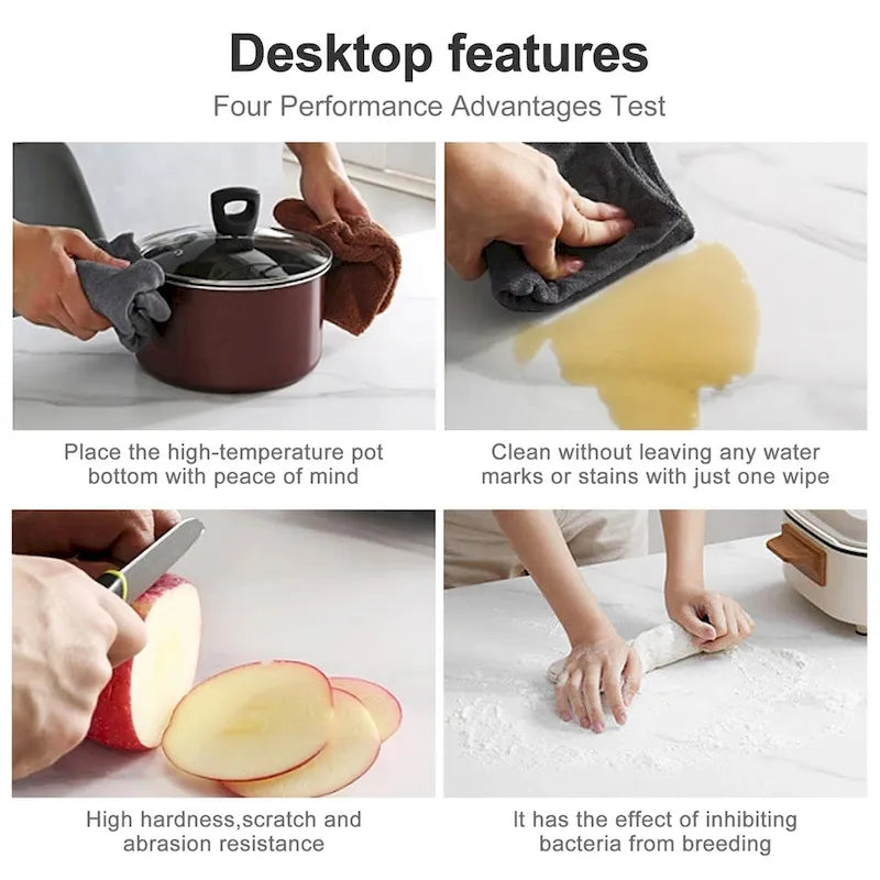 9 - Piece 94.48 Extendable Sintered Stone Dining Table with 8 Chairs Dining Set