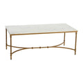 Libertine Genuine Marble and Metal Coffee Table