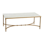 Libertine Genuine Marble and Metal Coffee Table