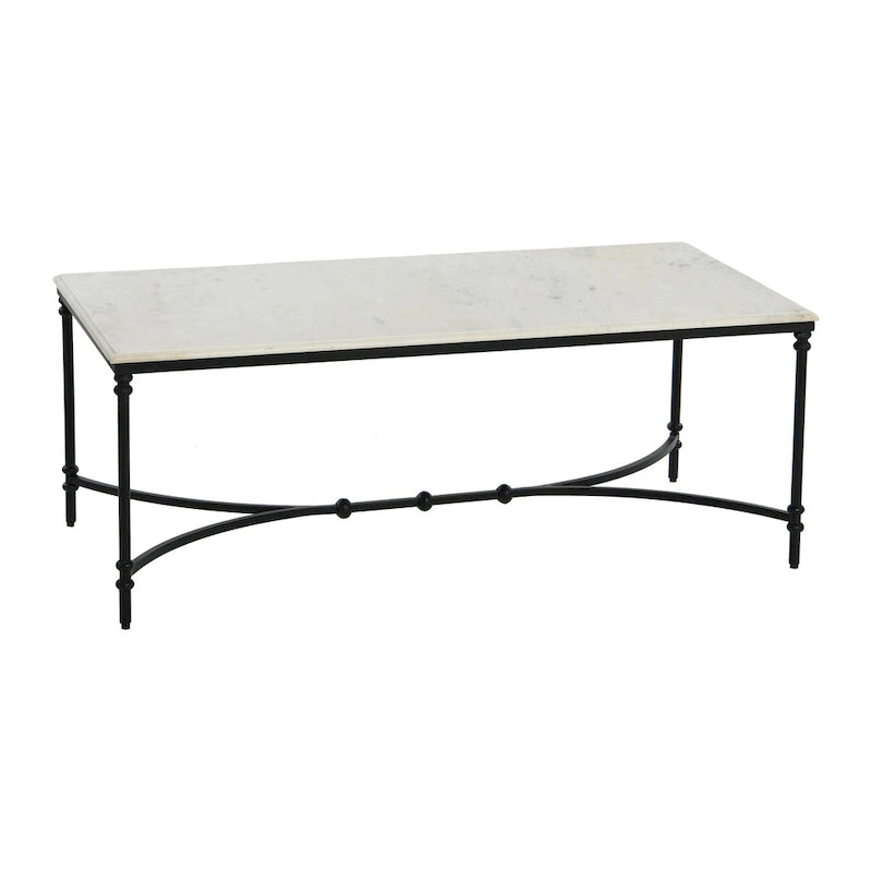Libertine Genuine Marble and Metal Coffee Table